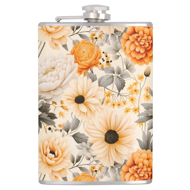 Cantil Uma Série de Design Floral de Outono 1 (Frente)