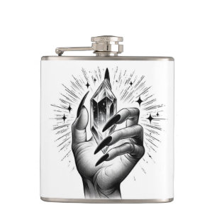 Cantil Unhas Pretas Longas & Energia de Cristal Magia Vin
