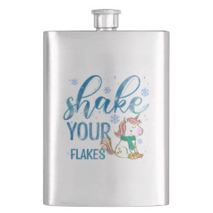 Cantil Unicórnio de inverno Agite Seus Flakes Diverti