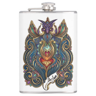 Cantil Urban 3D Mythic Soul Vinyl Wrapped Flask