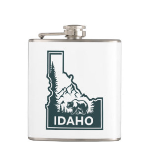 Cantil Urso de Mapa Idaho