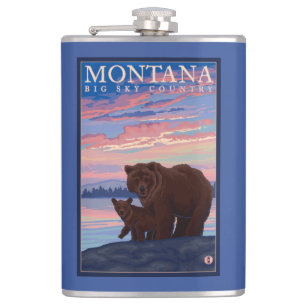 Cantil Urso de MontanaMomma e viagens vintage de Cub