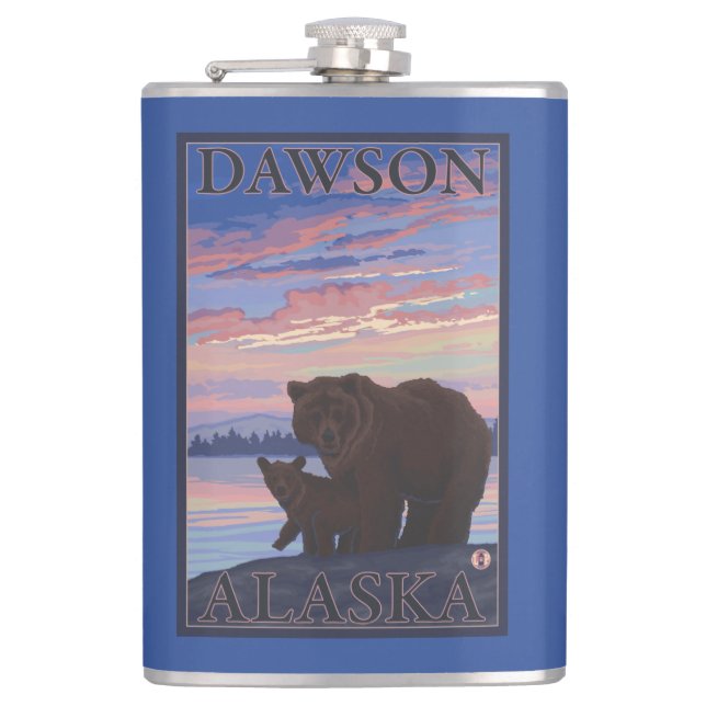 Cantil Urso e Cub - Dawson, Alaska (Frente)