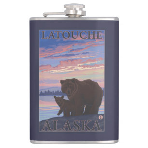 Cantil Urso e Cub - Latouche, Alaska