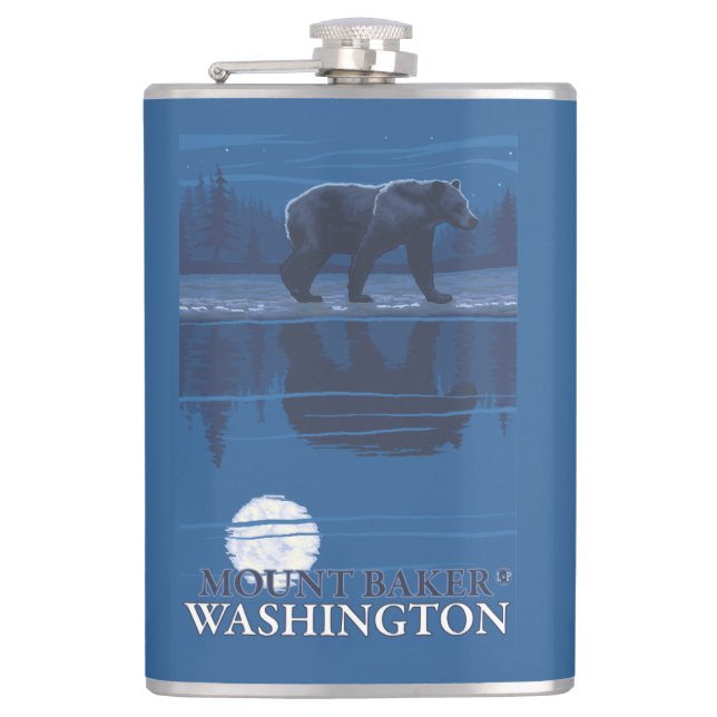 Cantil Urso no luar - padeiro da montagem, Washington (Frente)
