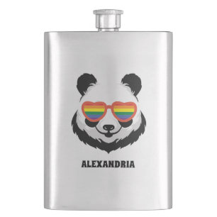 Cantil Urso Panda Bonito   Arco-íris   Frasco LGBTQ