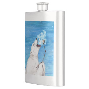 Cantil Urso Polar com Marshmallow Torrado