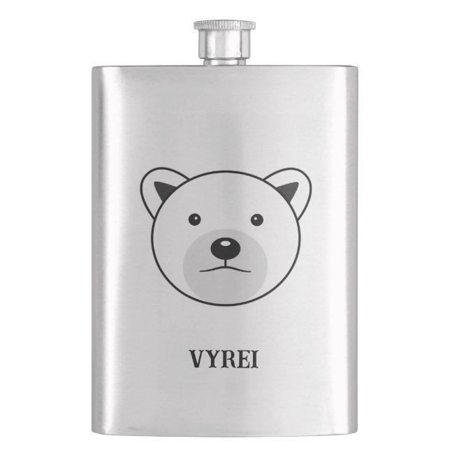 Cantil Urso Polar de Cartoon Bonito (Frente)