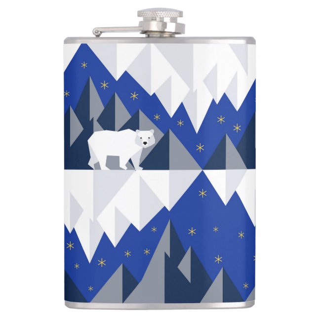 Cantil Urso Polar no Padrão Iceberg Sem Olhos. (Frente)