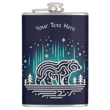 Urso Sob Luzes Aurora