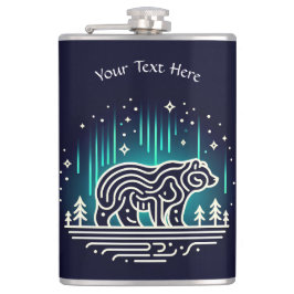 Cantil Urso Sob Luzes Aurora