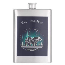 Cantil Urso Sob Luzes Aurora