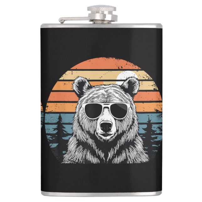 Cantil Urso Vintage com Óculos de Sol (Frente)