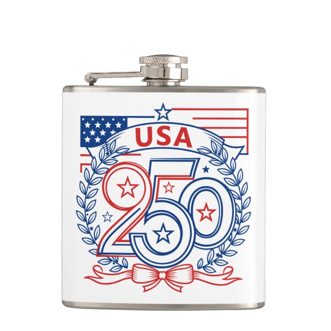 Cantil USA 250 Patriotic Anniversary Emblem Design (Frente)
