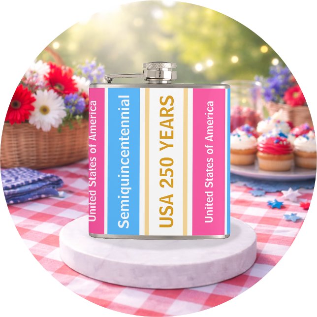 Cantil USA 250 Years Semiquincentennial Patriotic Stripes (Criador carregado)