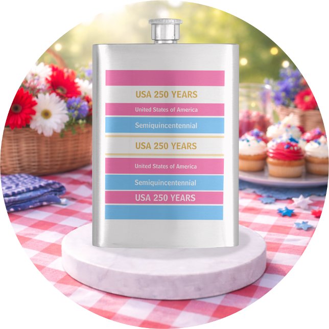 Cantil USA 250 Years Semiquincentennial Patriotic Stripes (Criador carregado)
