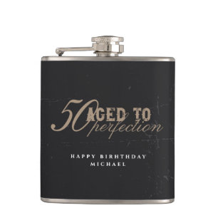 Cantil Uscado à Perfeição Whisky Preto Vintage Aniversári