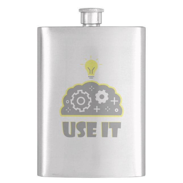 Cantil Use o cérebro (Frente)