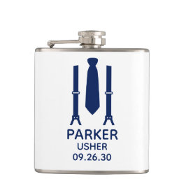 Cantil Usher Blue Tie