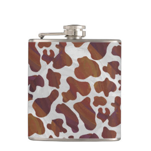 Cantil Vaca Brown e impressão branco