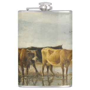 Cantil Vacas em um rio Aelbert Cuyp