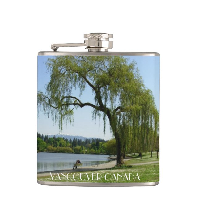 Cantil Vancouver Souvenir Flask Personalizado Vancouver B (Frente)