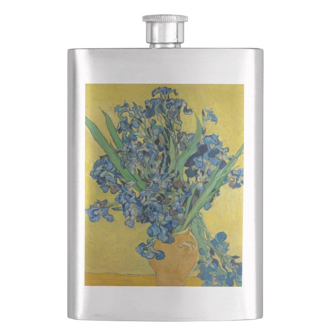Cantil Vaso Van Gogh com Íris Classic Impressionismo (Frente)
