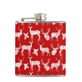 Cantil Veado Branco Russo no Fláscara Molhado de Vinilo V