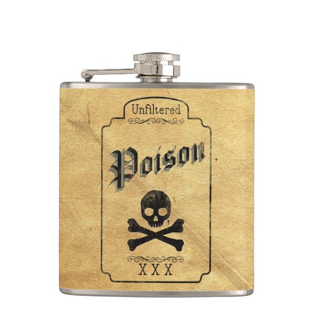 Cantil Veneno não filtrado - Humor Gótico Escuro (Frente)