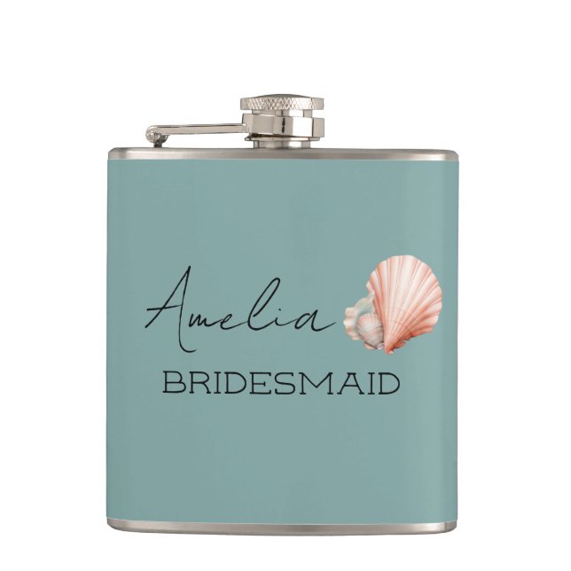 Cantil Verde Mar com Noiva Personalizada Bridal (Frente)
