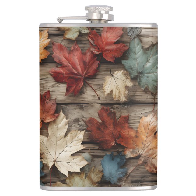 CANTIL VERMELHO AZUL QUEDA FOLHAS DO OUTONO (Frente)