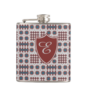 Cantil Vermelho, cerceta, garrafa cinzenta do quadril do