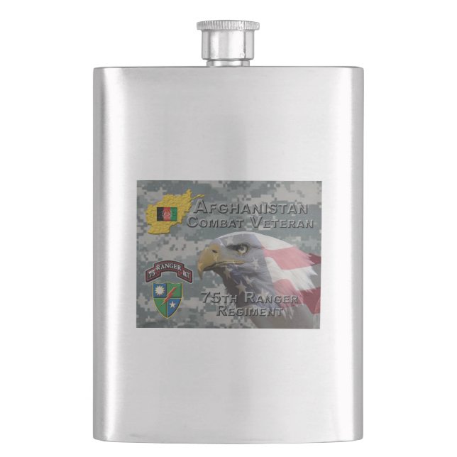 Cantil Veterano de Combate Afegão 75º Regimento Ranger (Frente)