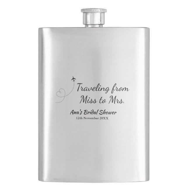 Cantil Viagem chá de panela adicionar nome data de soltei (Frente)