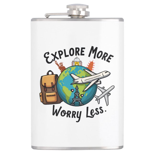 Cantil Viagem Mais Ver Mais Sentir Vivo (Frente)