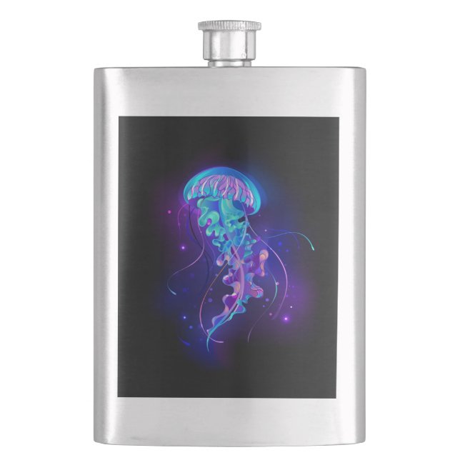 Cantil Vibrant Color Glowing Jellyfish (Frente)