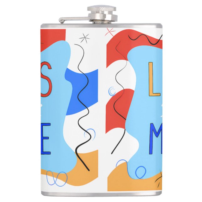 Cantil Vibrant "Less Is More" Abstract Graphic (Frente)