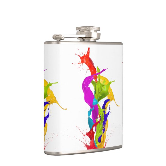Cantil Vibrant Liquid Explosion: Abstract Paint Splash (Direita)