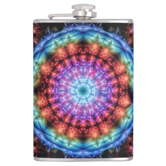 Cantil Vibrant Tie Dye Kaleidoscope Rainbow Mandala