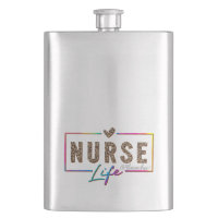 "Vida Enfermeira" em Cores do Arco-Íris Elegantes