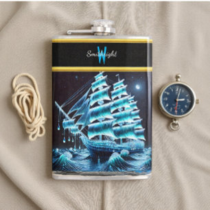 Cantil Vidros de navios piratas em Shimmering Noturno