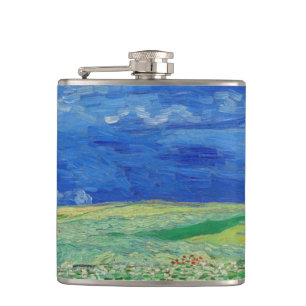 Cantil Vincent van Gogh - Campos de trigo sob nuvens de t