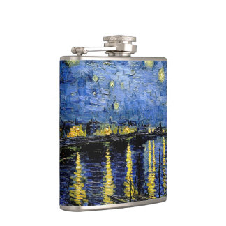 Cantil Vincent Van Gogh Starry Night 1888 Flask