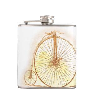 Cantil Vintage Big Wheel Bicycle Flask