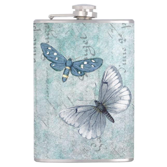 Cantil Vintage Butterflies French Grunge (Frente)