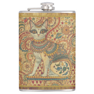 Cantil Vintage Cat, Cat Motif Art , Ancient Greece Style,