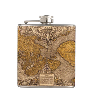 Cantil Vintage Old World Map History-lover