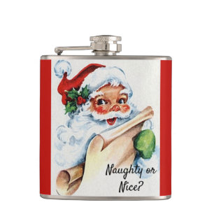 Cantil Vintage Papai Noel Naughn ou Legal