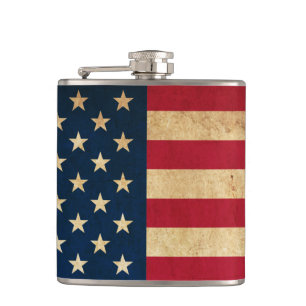 Cantil Vintage Patriotic American Flag