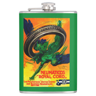 Cantil Vintage real PosterEurope do cabo de Neumaticos